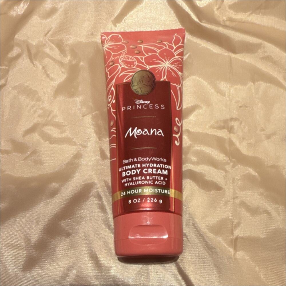 Bath & Body Works Disney Princess Moana Hydrating Body Cream Shea Butter 8 oz